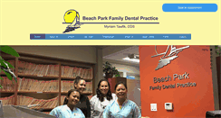 Desktop Screenshot of beachparkdental.com